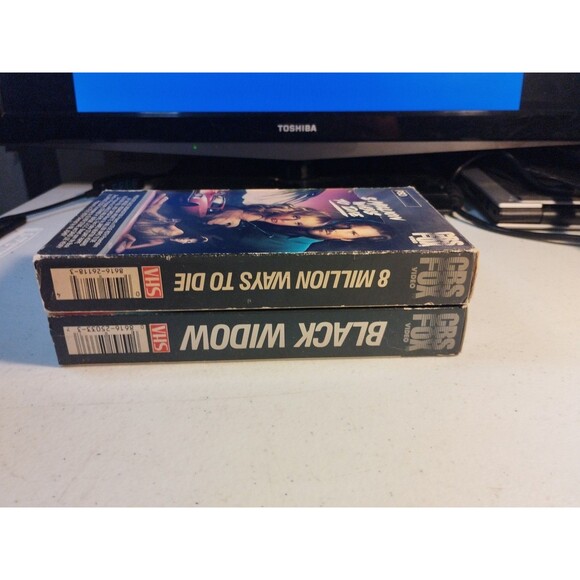 CBS Fox Video: 8 Million Ways To Die & Black Widow on VHS - Picture 6 of 6